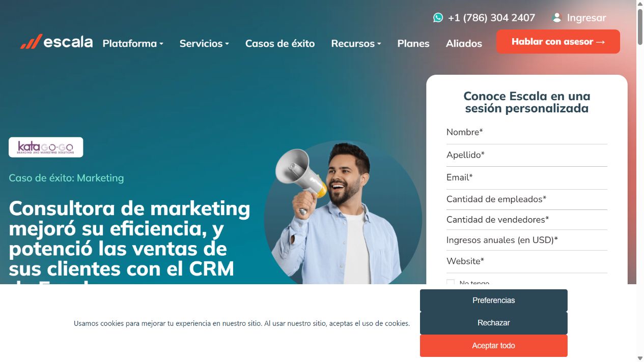 Banner principal de Escala